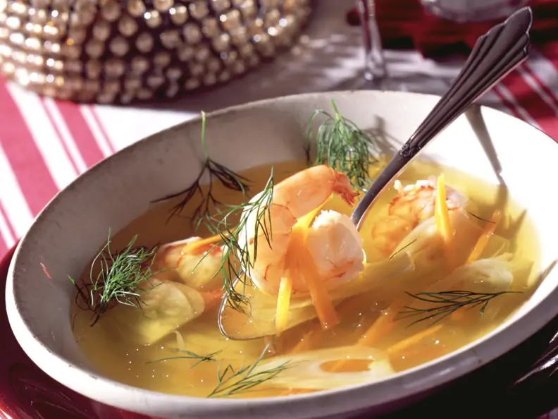 Klare Fischsuppe