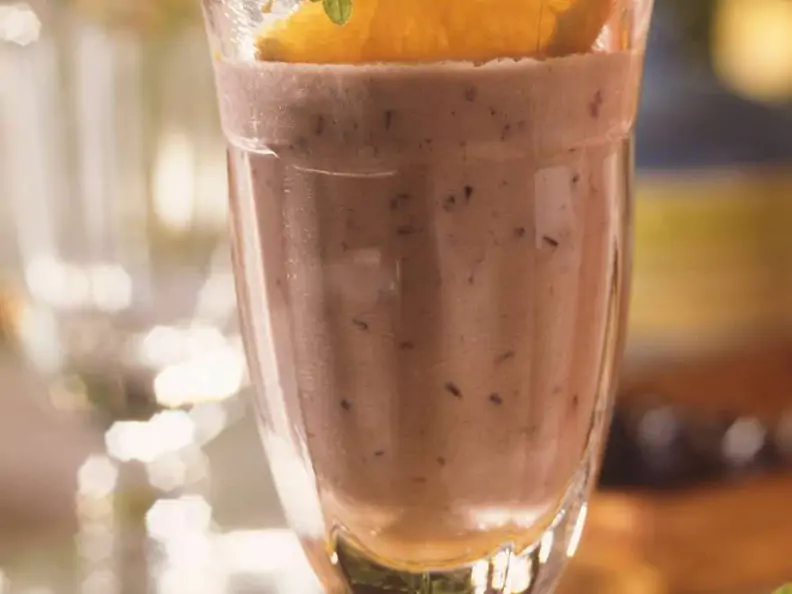 Heidelbeer-Joghurt-Drink