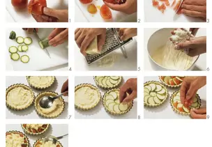 Zubereitung Zucchinitorteletts