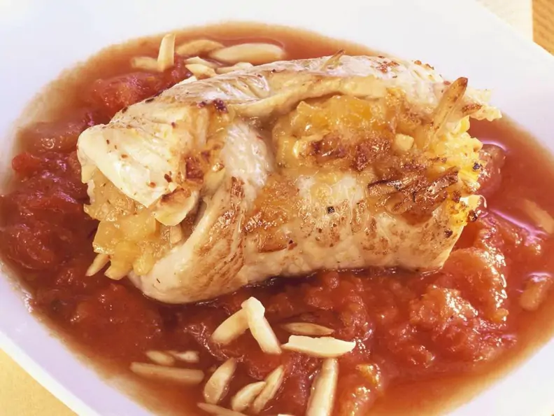 Putenröllchen mit Aprikose