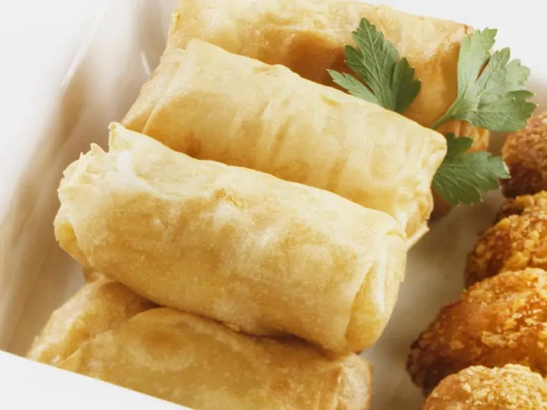 Filloteigtäschchen, vegetarisch