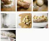 Apfelstrudel mit Puderzucker zubereiten