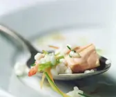 Lachs-Risotto