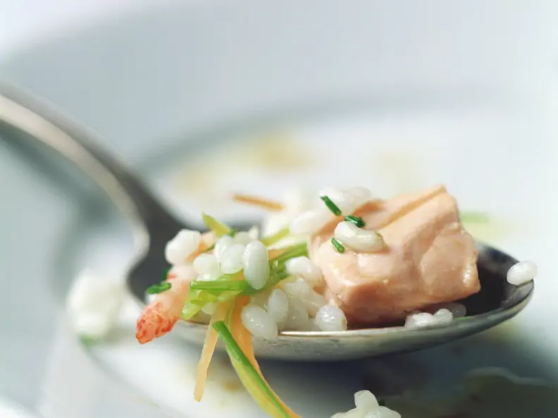 Lachs-Risotto