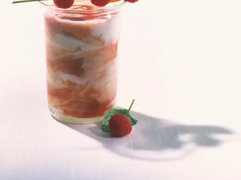 Himbeer-Nektarinen-Drink