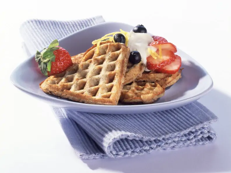 Buchweizen-Gewürz-Waffeln