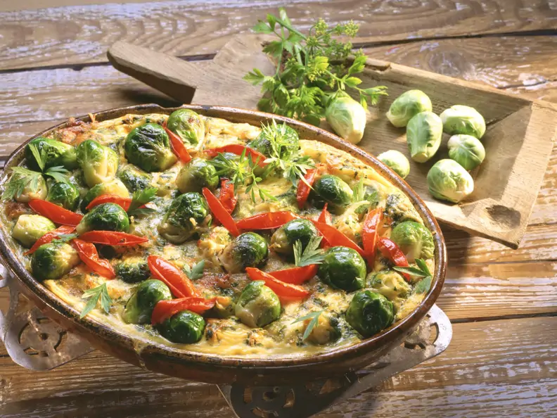 Rosenkohltortilla