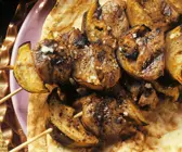 Lammspiesse mit Auberginen (Türkei)