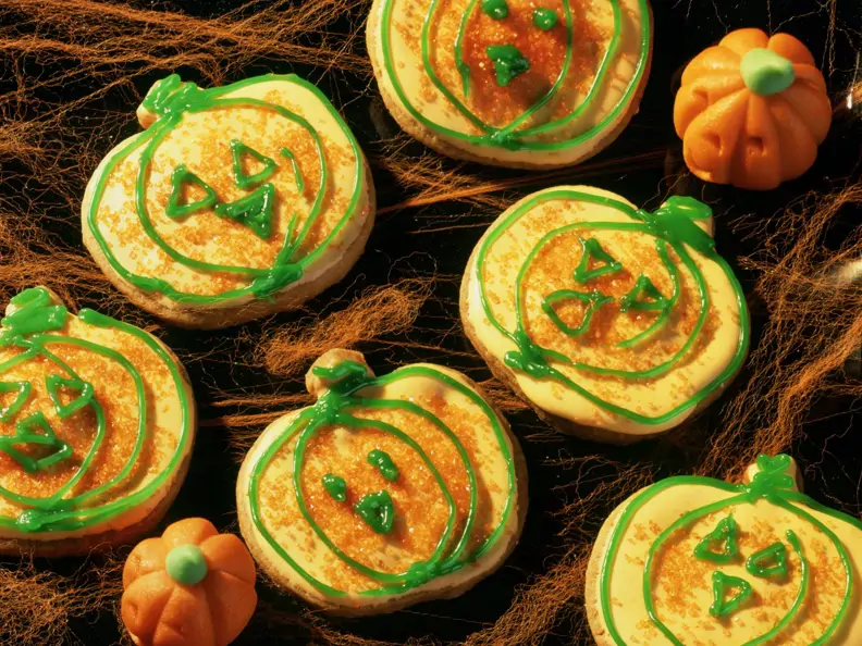 Halloween-Mürbeteig-Kekse