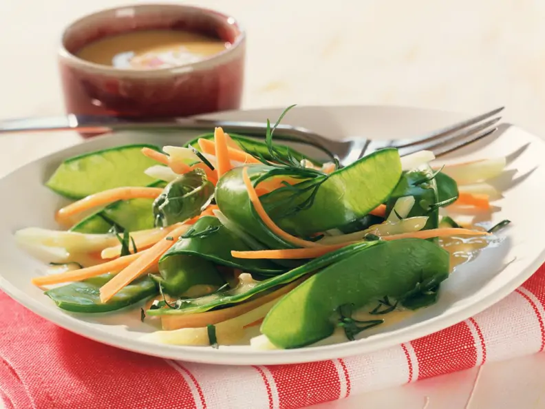 Zuckerschotensalat