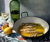 Gebratene Sardinen