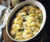 Gratinierter Lachs