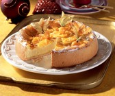 Käsetorte mit Orangen