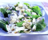 Spinat-Champignon-Salat mit Trüffeln