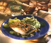 Gebratener Zander mit Kapernbutter
