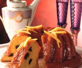 Kürbis-Pflaumen-Napfkuchen
