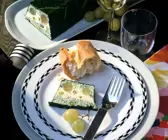 Frischkäseterrine mit Weintrauben