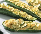 Überbackene Parmesan-Zucchini