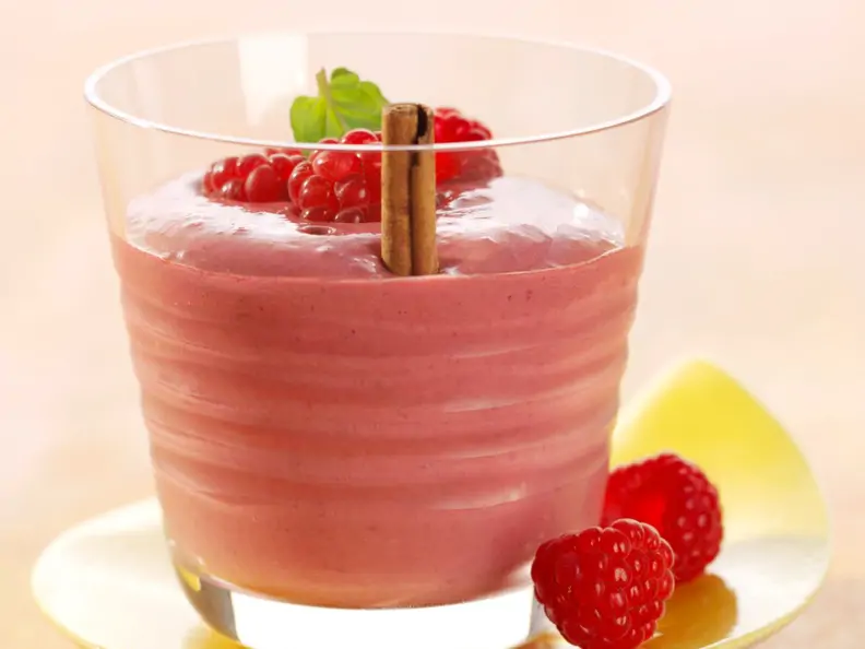 Himbeer-Marzipan-Smoothie
