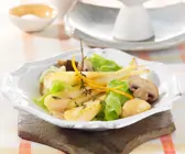 Pastinaken mit Spitzkohl