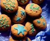 Pfefferkuchen mit Zuckerguss 