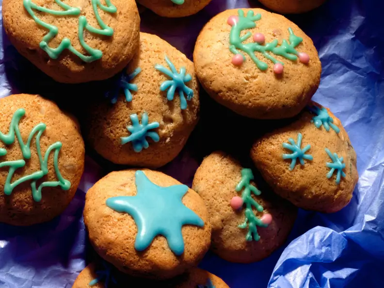 Pfefferkuchen mit Zuckerguss 