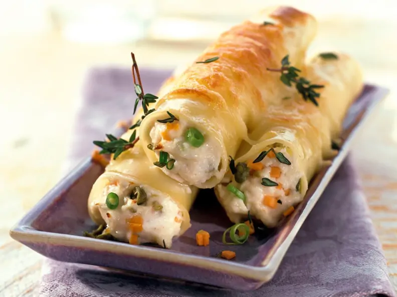 Kabeljau-Cannelloni