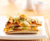 Pizza auf asiatische Art