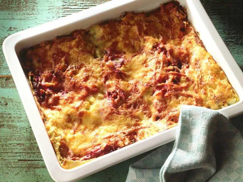 Vegetarische Kohl-Lasagne