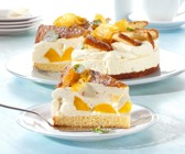 Quarksahnetorte mit Früchten
