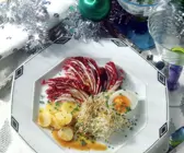 Alfalfa-Radicchio-Salat