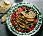 Roastbeef in Tomaten-Kapernsauce