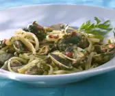 Linguine mit Muschelsauce