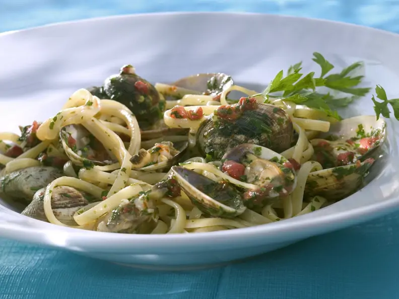 Linguine mit Muschelsauce