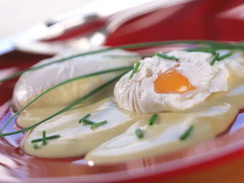 Pochierte Eier