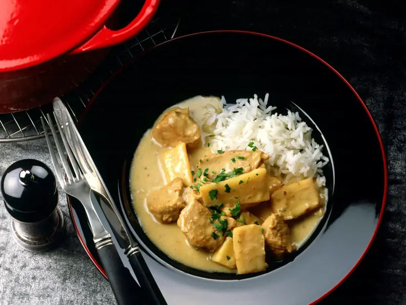 Kalbsragout mit Petersilienwurzel