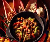 Lammcurry mit Paprika