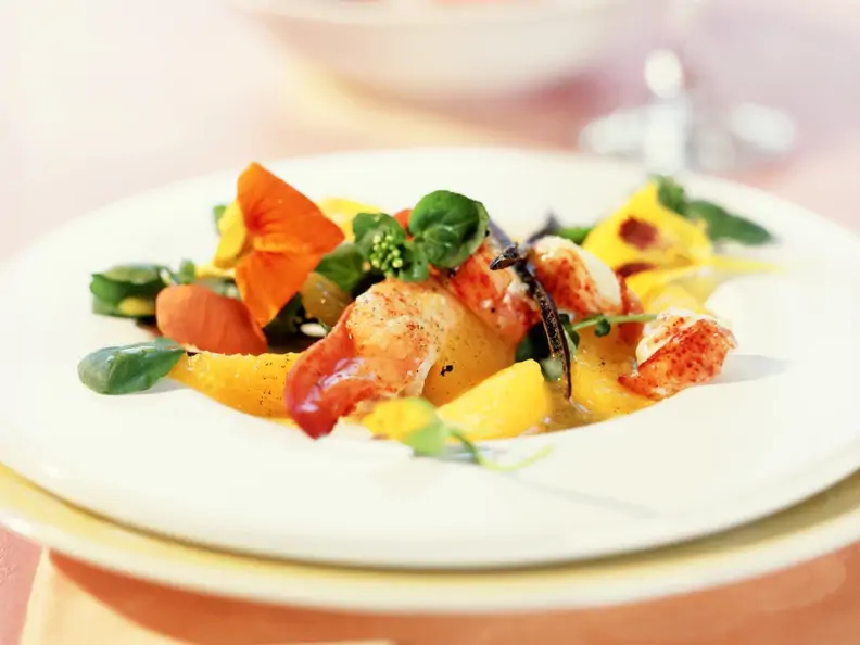 Lauwarmer Hummersalat