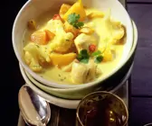 Hähnchencurry mit Blumenkohl und Mango