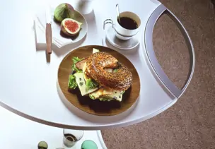 Birnen-Gorgonzola-Bagel