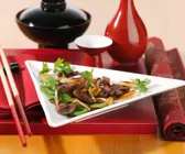 Wasabi-Ente aus dem Wok