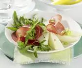 Rucolasalat mit Melone