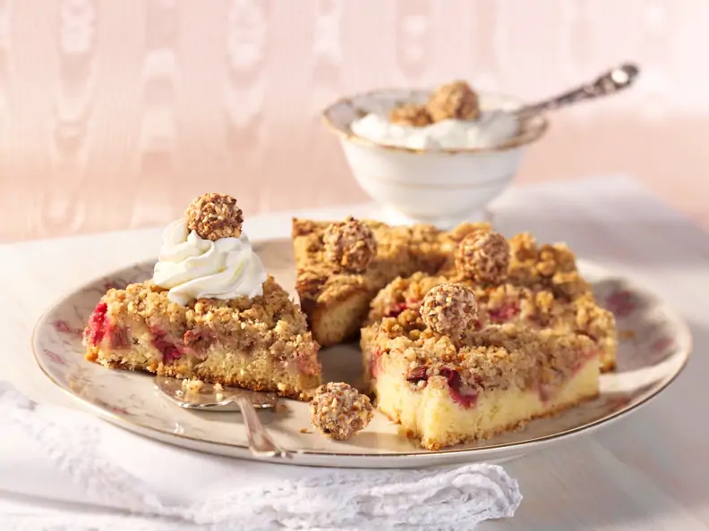 Kochbuch für Rhabarberkuchen-Rezepte