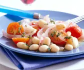 Bohnensalat mit Cocktailtomaten