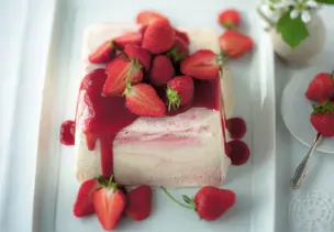 Erdbeerparfait