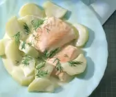 Lachsfilet mit Kohlrabi