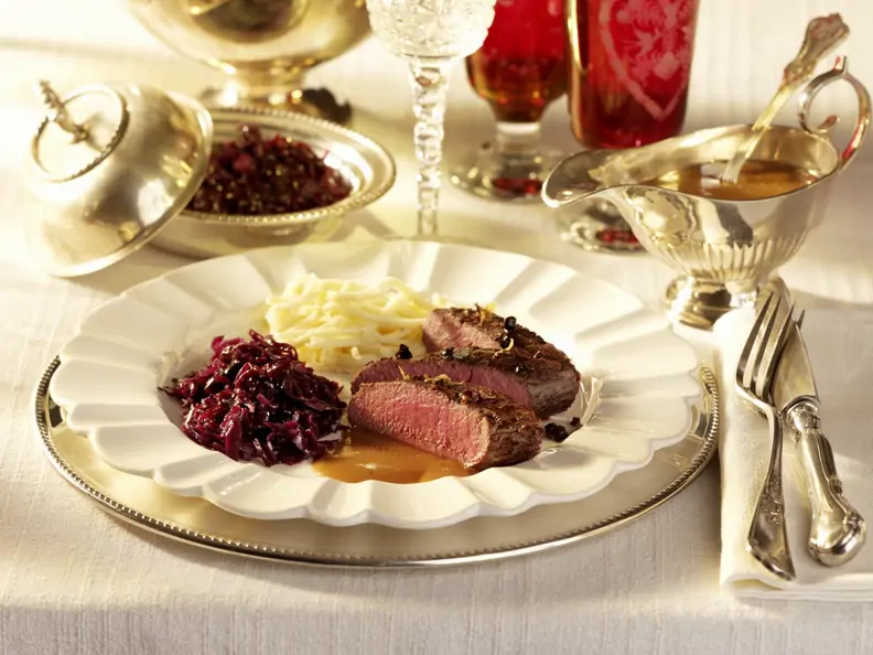 Gebeiztes Rehrückenfilet