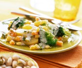 Kartoffelsalat mit Brokkoli und Pistazien