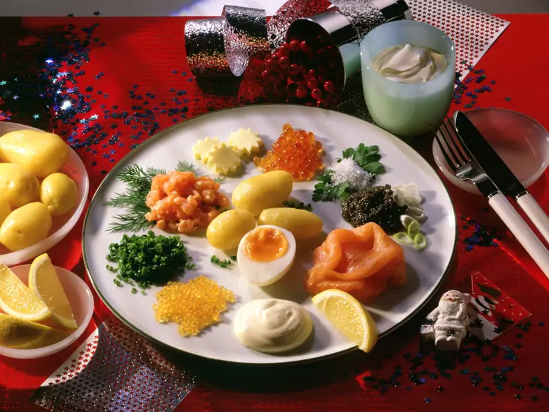 Feiner Fischvorspeisenteller