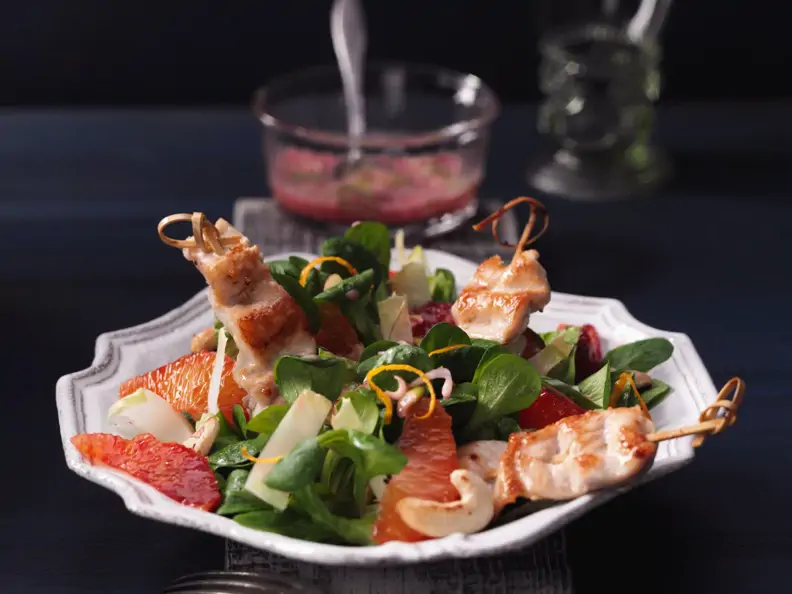 Wintersalat mit Blutorangen